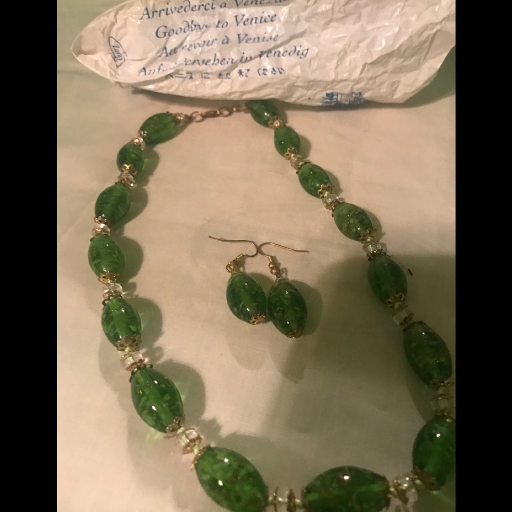 Glass necklace